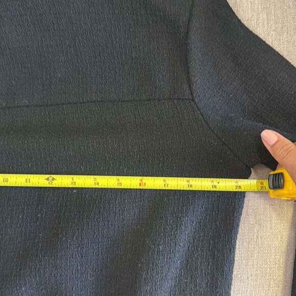 Nanette Lepore Women’s Jacket Blazer Tweed Black White Pearl Button Medium - Picture 7 of 9